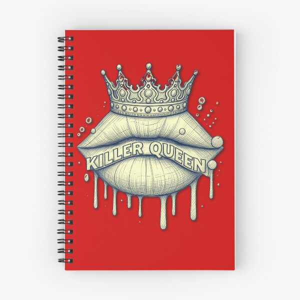 Item preview, Killer Queen Crown and Dripping Lips Streetwear Art designed and sold by pulse_retail.