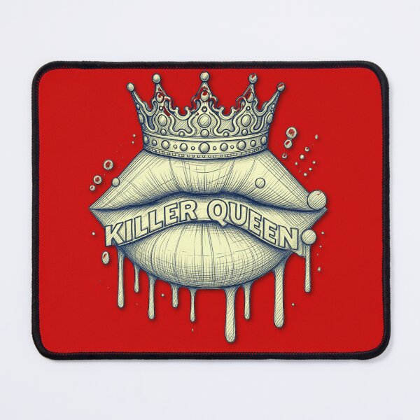 Item preview, Killer Queen Crown and Dripping Lips Streetwear Art designed and sold by pulse_retail.