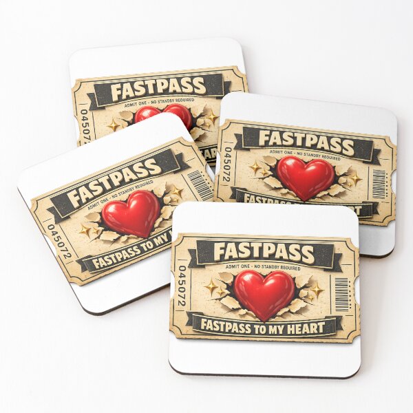 Item preview, Admit One FastPass to My Heart designed and sold by Dresut.