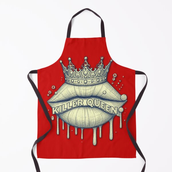 Item preview, Killer Queen Crown and Dripping Lips Streetwear Art designed and sold by pulse_retail.