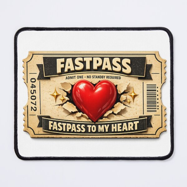 Item preview, Admit One FastPass to My Heart designed and sold by Dresut.