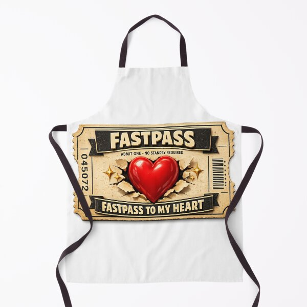 Item preview, Admit One FastPass to My Heart designed and sold by Dresut.