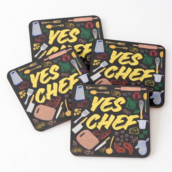 Item preview, Yes chef kitchen utensils and food designed and sold by Shedronpanda.
