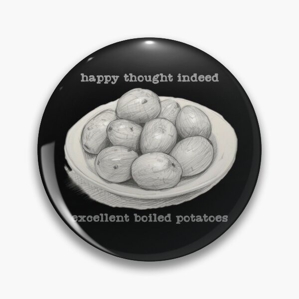 Item preview, Excellent Boiled Potatoes Funny Jane Austen Pride and Prejudice designed and sold by FIREDesignsPOD.