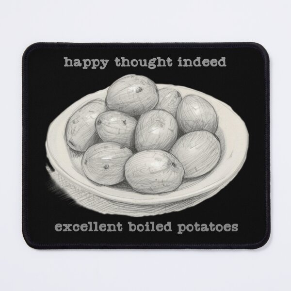 Item preview, Excellent Boiled Potatoes Funny Jane Austen Pride and Prejudice designed and sold by FIREDesignsPOD.
