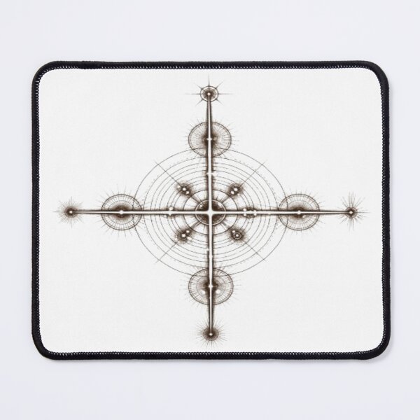 Item preview, Map of the Center – Sacred Orientation Design designed and sold by Cristhian Almanza.