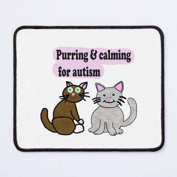 Item preview, Purring & Calming for Autism – Cute Sensory Support Cats designed and sold by Mother Daughter Drawings .