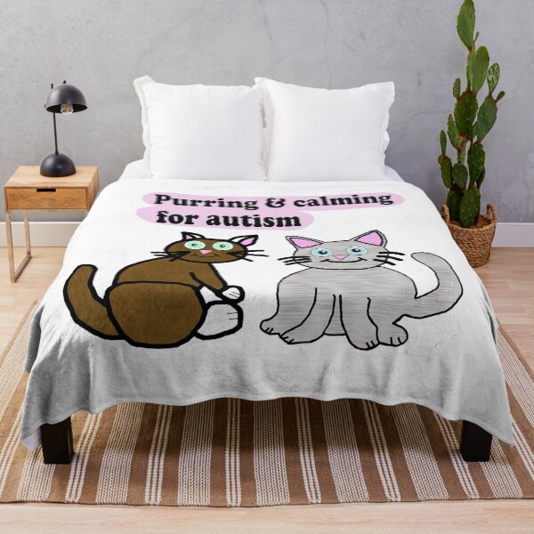 Item preview, Purring & Calming for Autism – Cute Sensory Support Cats designed and sold by Mother Daughter Drawings .