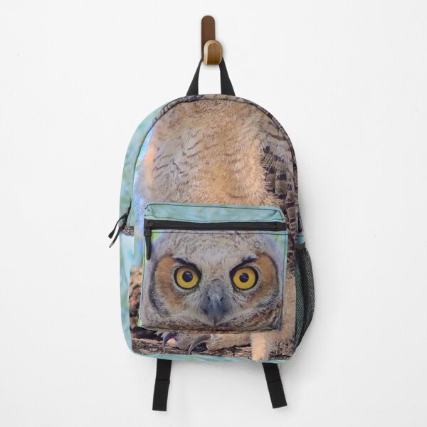Item preview, Cute Baby Great Horned Owl designed and sold by simonjayphotos.