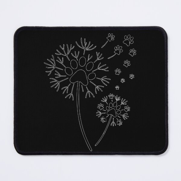 Item preview, Minimal Paw Print Dandelion Pet Memorial designed and sold by Corvoria.