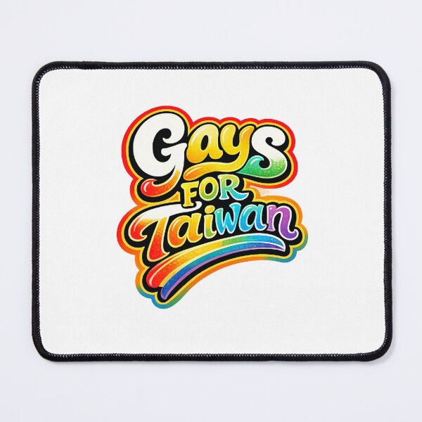 Item preview, Gays For Taiwan Rainbow Pride Democracy Quote designed and sold by Places On Earth.