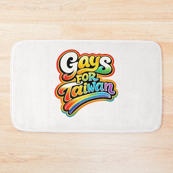 Item preview, Gays For Taiwan Rainbow Pride Democracy Quote designed and sold by Places On Earth.