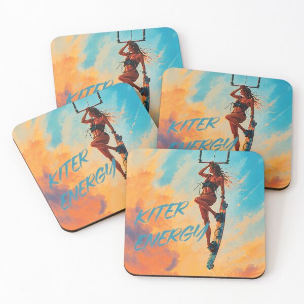 Item preview, Kiter Energy Kitesurf Illustration – Wind Surf Lifestyle Art designed and sold by Islabonita..