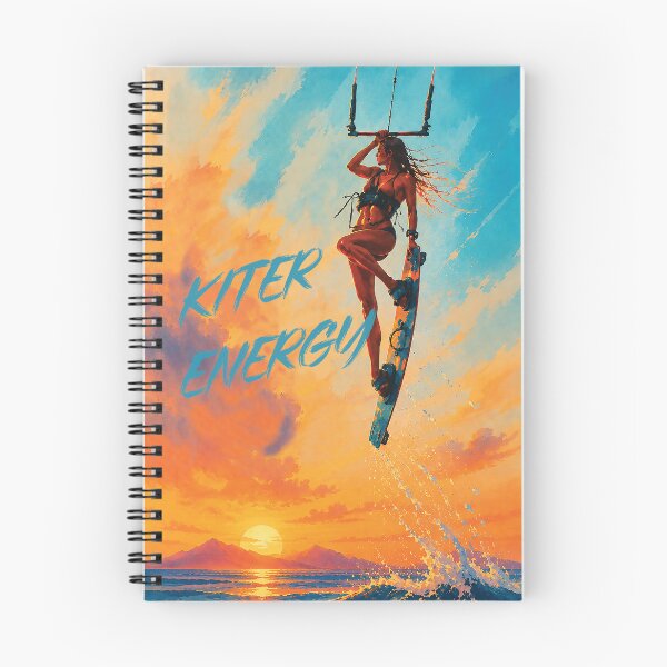 Item preview, Kiter Energy Kitesurf Illustration – Wind Surf Lifestyle Art designed and sold by Islabonita..
