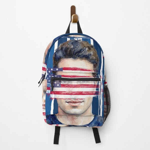 Item preview, USA 250th Anniversary Watercolor Portrait, Patriotic American Independence Semiquincentennial Man Graphic designed and sold by VibranPalette.