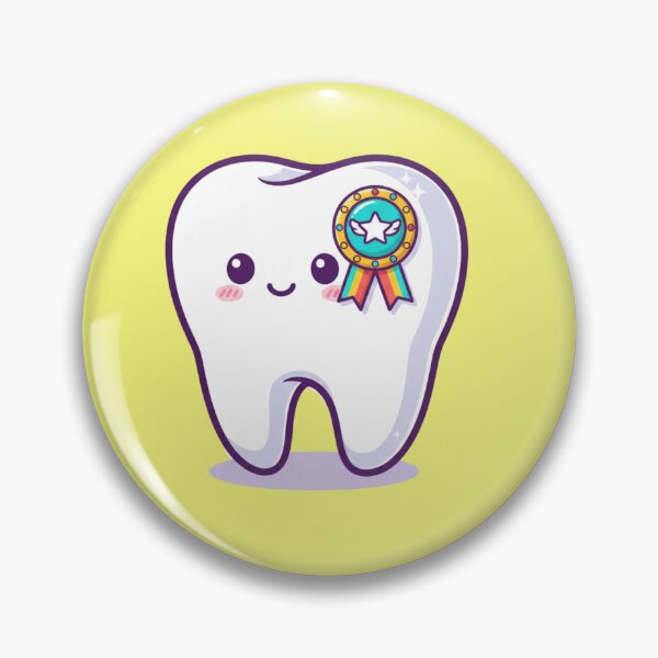 Item preview, Cute Happy Tooth with Award Ribbon Dental Care and Dentist Achievement Gift Design designed and sold by bvdesignart.