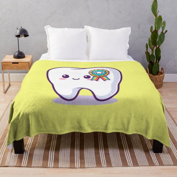 Item preview, Cute Happy Tooth with Award Ribbon Dental Care and Dentist Achievement Gift Design designed and sold by bvdesignart.