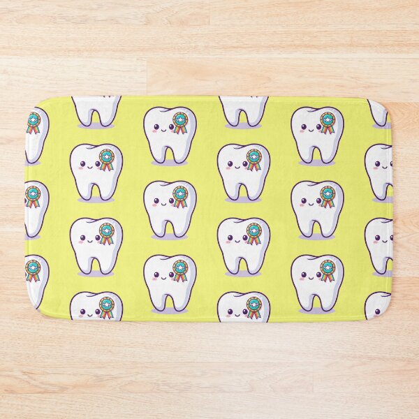 Item preview, Cute Happy Tooth with Award Ribbon Dental Care and Dentist Achievement Gift Design designed and sold by bvdesignart.