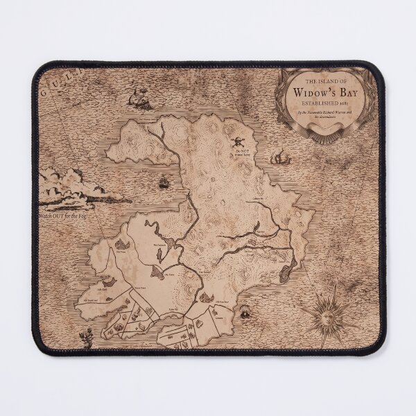 Item preview, Widow's Bay Map designed and sold by EigengrauART.