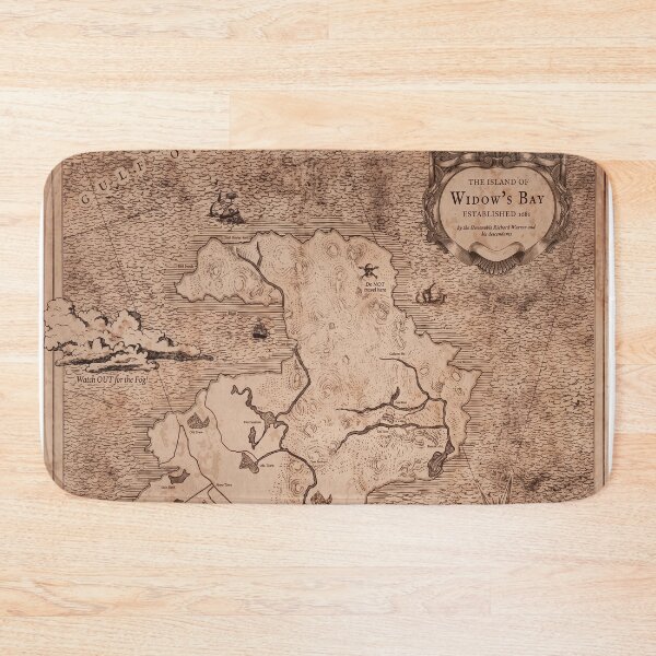 Item preview, Widow's Bay Map designed and sold by EigengrauART.