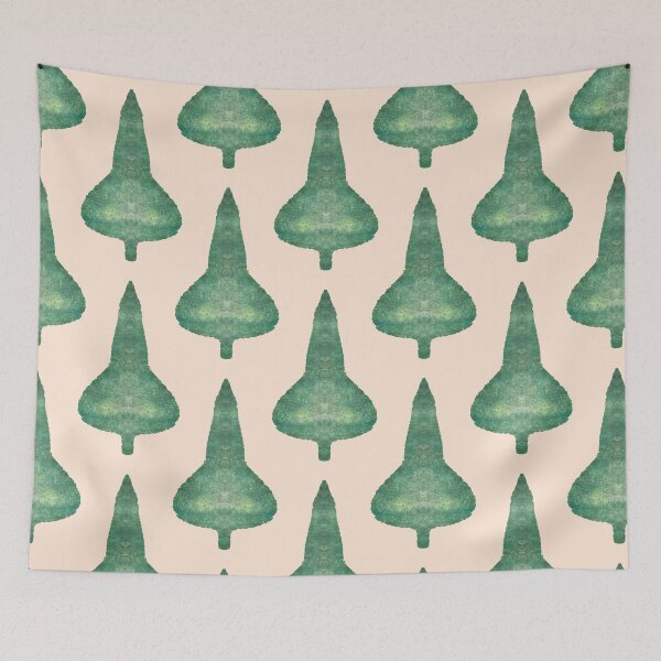 Item preview, Abstract green tree minimalist seamless pattern  designed and sold by Sunakokookkook.