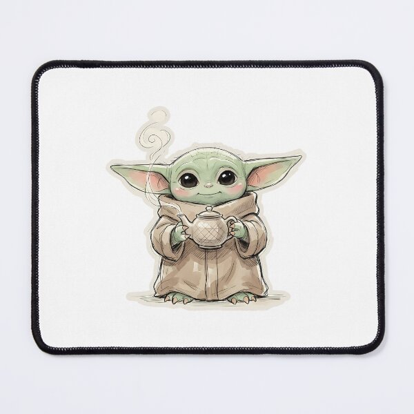 Item preview, BABY YODA STEAMING TEAPOT designed and sold by LIS AND MELIVERSO.