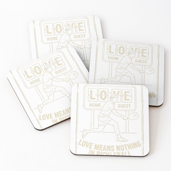 Item preview, Love Means Nothing Pickleball Score Pun designed and sold by gagepd.