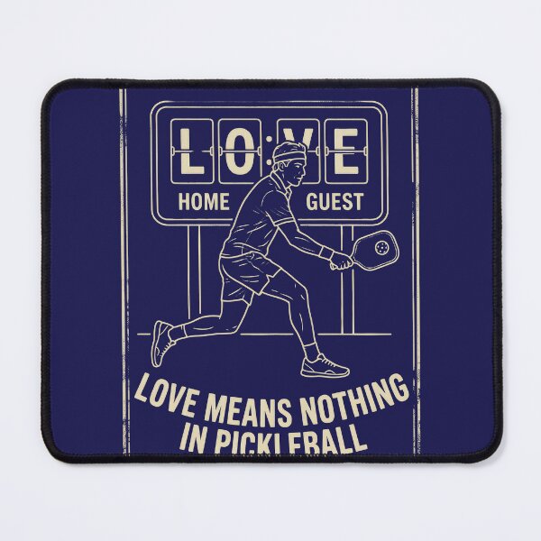 Item preview, Love Means Nothing Pickleball Score Pun designed and sold by gagepd.