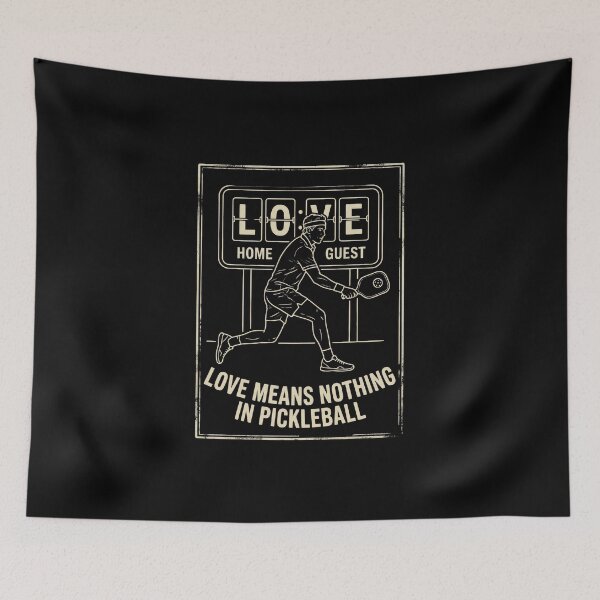 Item preview, Love Means Nothing Pickleball Score Pun designed and sold by gagepd.