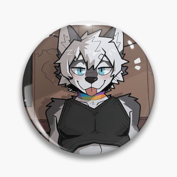 Item preview, Cute Anime Husky Wolf Boy Femboy designed and sold by KaMow.