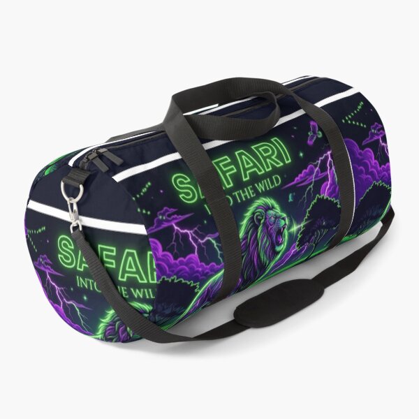 Item preview, Neon Safari Lion Into The Wild designed and sold by DervoTeck2767.
