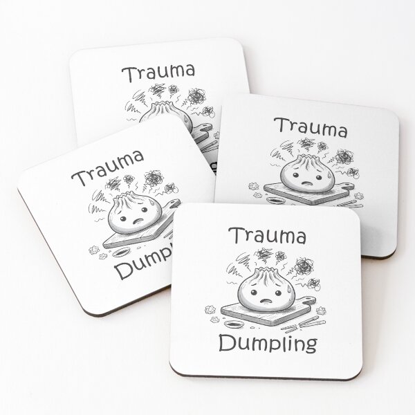 Item preview, Trauma Dumpling designed and sold by Ink & Void Co..