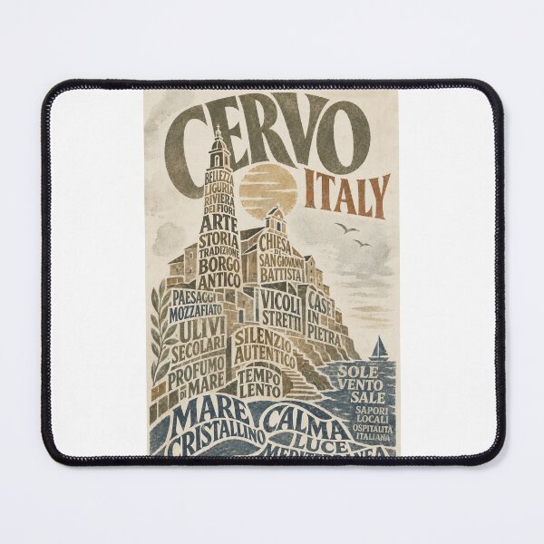 Item preview, Cervo Italy Liguria Riviera Mediterranean Coastal Village designed and sold by Places On Earth.