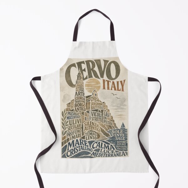 Item preview, Cervo Italy Liguria Riviera Mediterranean Coastal Village designed and sold by Places On Earth.