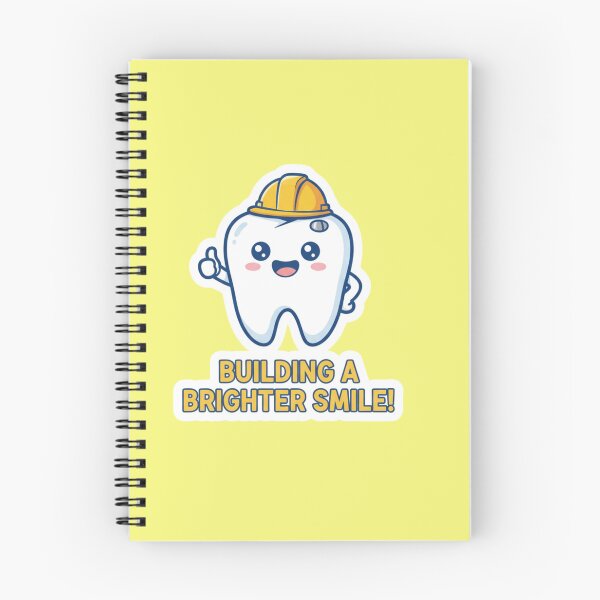 Item preview, Cute Building a Brighter Smile Construction Tooth Dentist Gift designed and sold by bvdesignart.