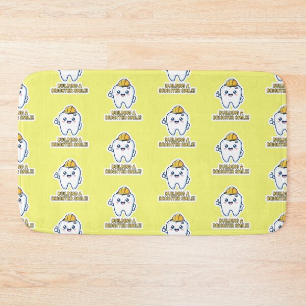 Item preview, Cute Building a Brighter Smile Construction Tooth Dentist Gift designed and sold by bvdesignart.