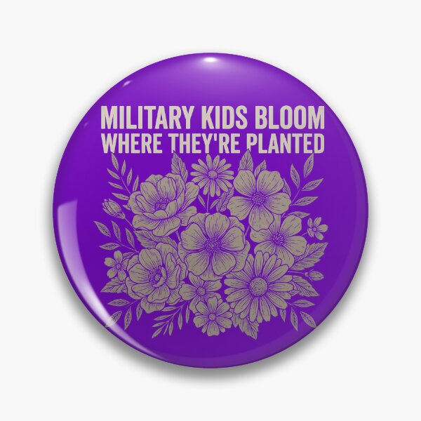Item preview, Military Kids Bloom Where They're Planted Military Child Gear designed and sold by DynamicDesign.