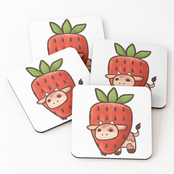 Aperçu de l'œuvre Vache fraise ! créée et vendue par Mikaovo.