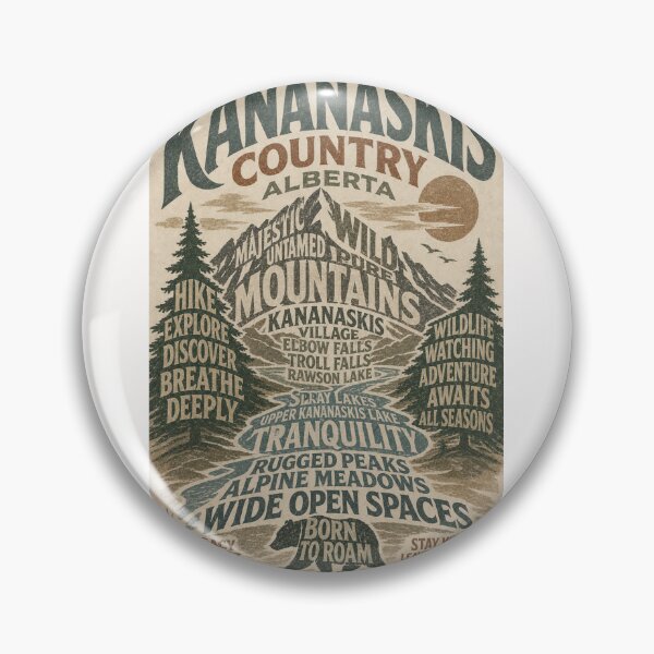Item preview, Kananaskis Country Alberta Canadian Rockies Wilderness Adventure designed and sold by Places On Earth.