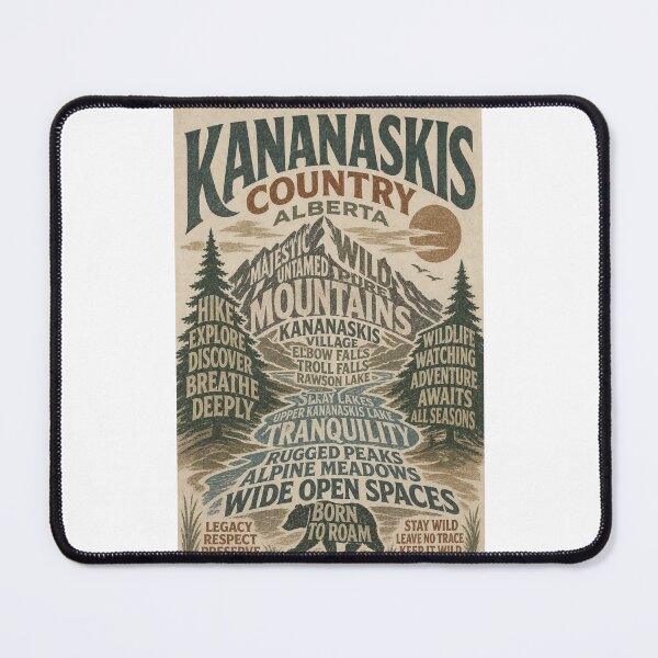 Item preview, Kananaskis Country Alberta Canadian Rockies Wilderness Adventure designed and sold by Places On Earth.