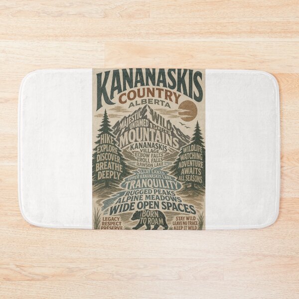 Item preview, Kananaskis Country Alberta Canadian Rockies Wilderness Adventure designed and sold by Places On Earth.