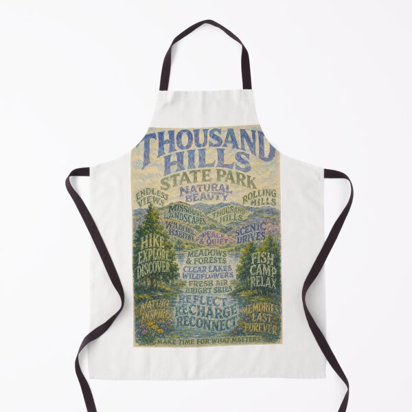 Item preview, Thousand Hills State Park Missouri Scenic Lakes and Forests designed and sold by Places On Earth.