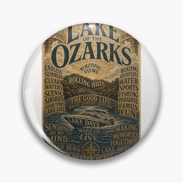 Item preview, Lake of the Ozarks Missouri Boating and Summer Lake Life designed and sold by Places On Earth.