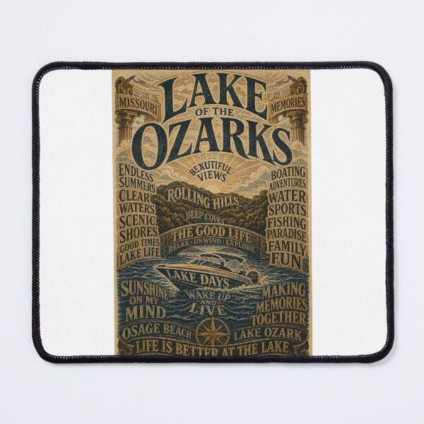 Item preview, Lake of the Ozarks Missouri Boating and Summer Lake Life designed and sold by Places On Earth.