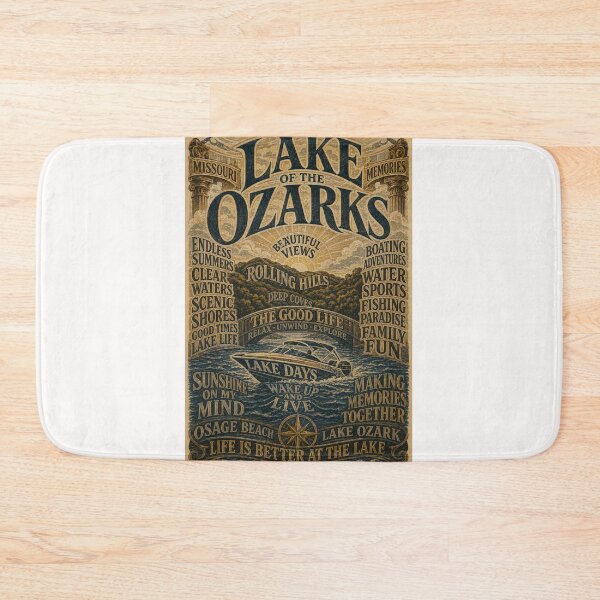 Item preview, Lake of the Ozarks Missouri Boating and Summer Lake Life designed and sold by Places On Earth.