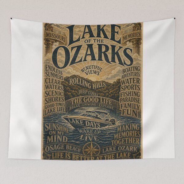 Item preview, Lake of the Ozarks Missouri Boating and Summer Lake Life designed and sold by Places On Earth.