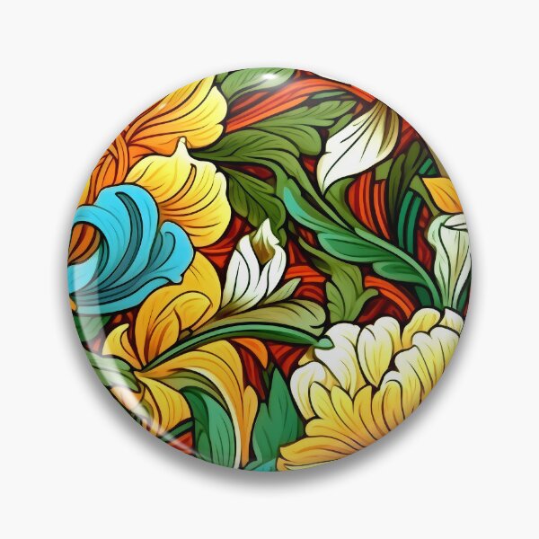 Item preview, Art Nouveau Luxurious Colorful Flowers And Leaves Art designed and sold by DEC02.