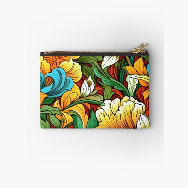 Item preview, Art Nouveau Luxurious Colorful Flowers And Leaves Art designed and sold by DEC02.