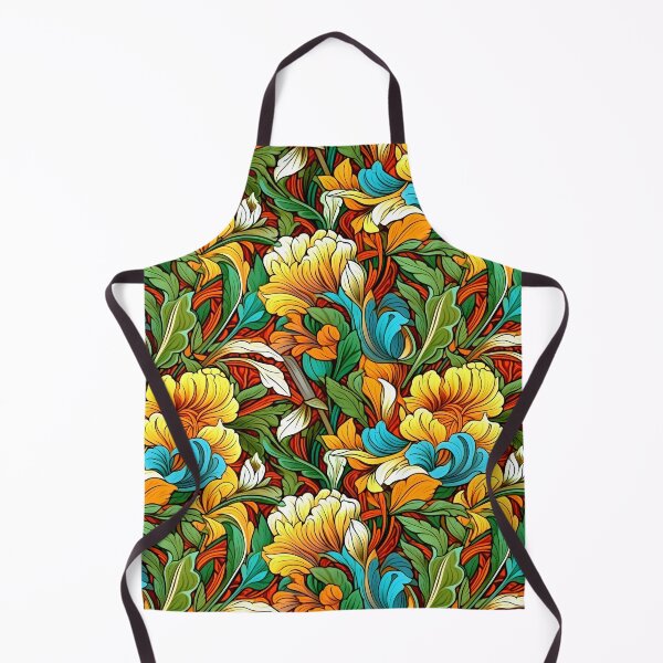 Item preview, Art Nouveau Luxurious Colorful Flowers And Leaves Art designed and sold by DEC02.
