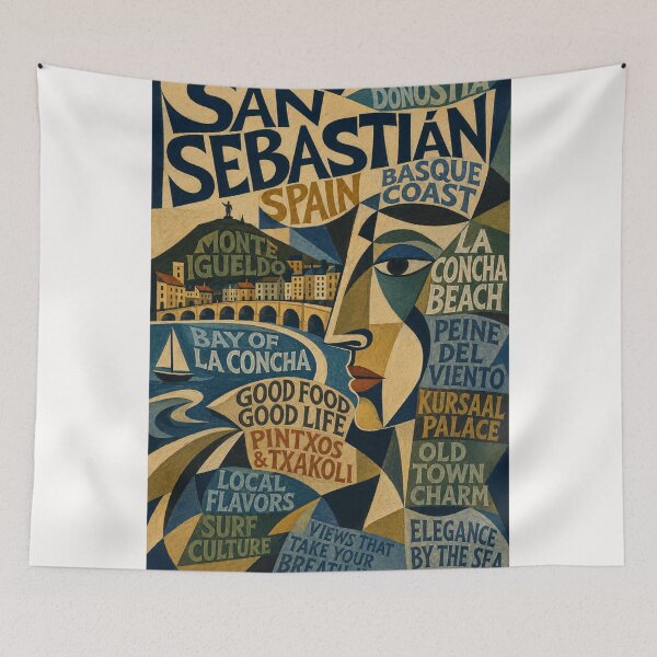 Item preview, San Sebastián Donostia Basque Coast La Concha and Pintxos Culture designed and sold by Places On Earth.